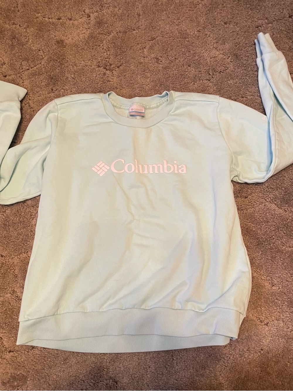 COLUMBIA Mint Green Sweatshirt